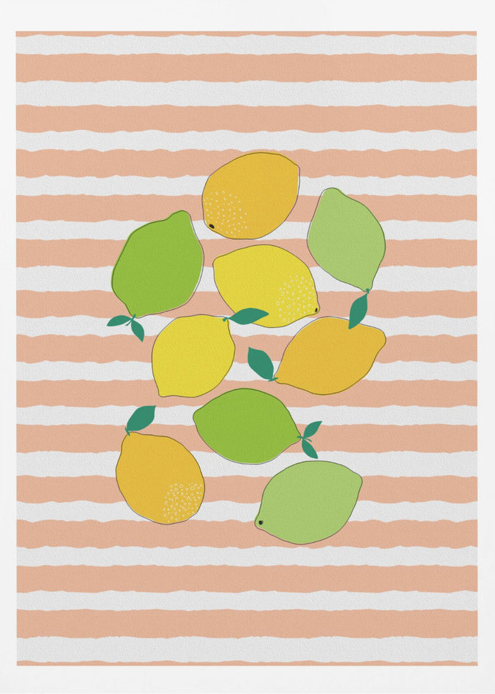 La foule des agrumes | Posters - Affiche Artistique