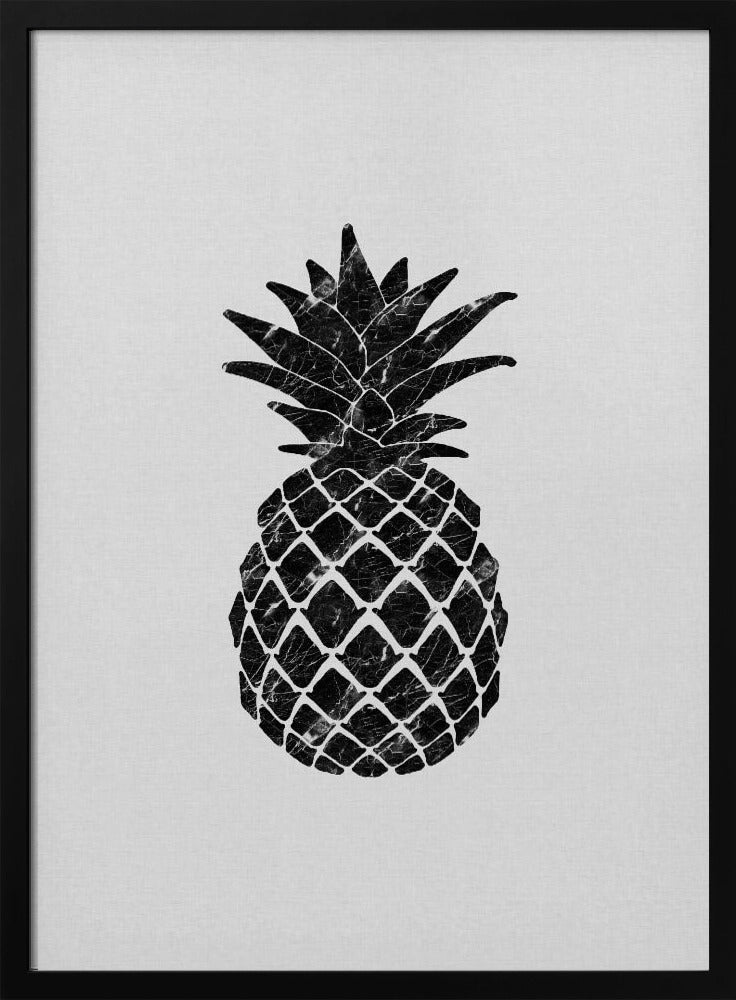 Marmorierte Ananas | Poster - Kunstdruck