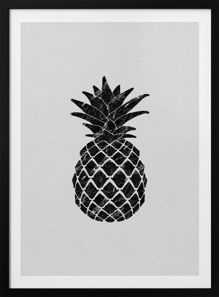 Marmorierte Ananas | Poster - Kunstdruck