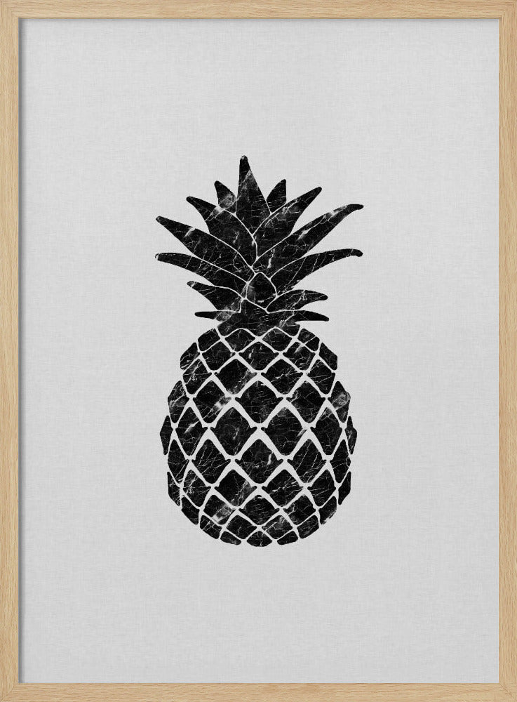 Marmorierte Ananas | Poster - Kunstdruck