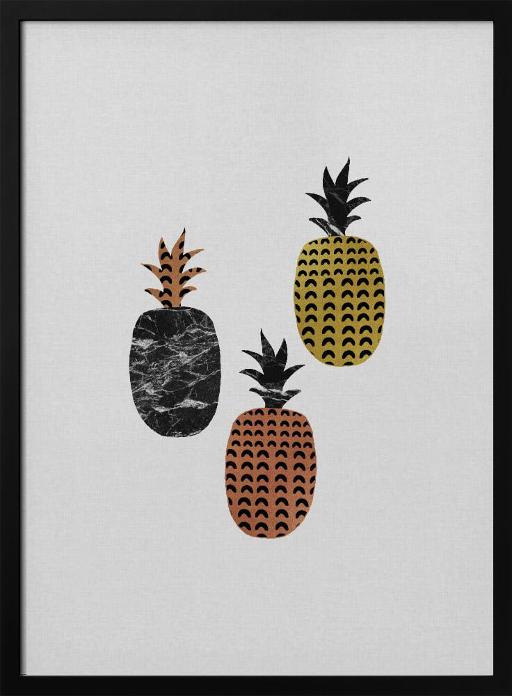 Skandinavische Ananas | Poster - Kunstdruck
