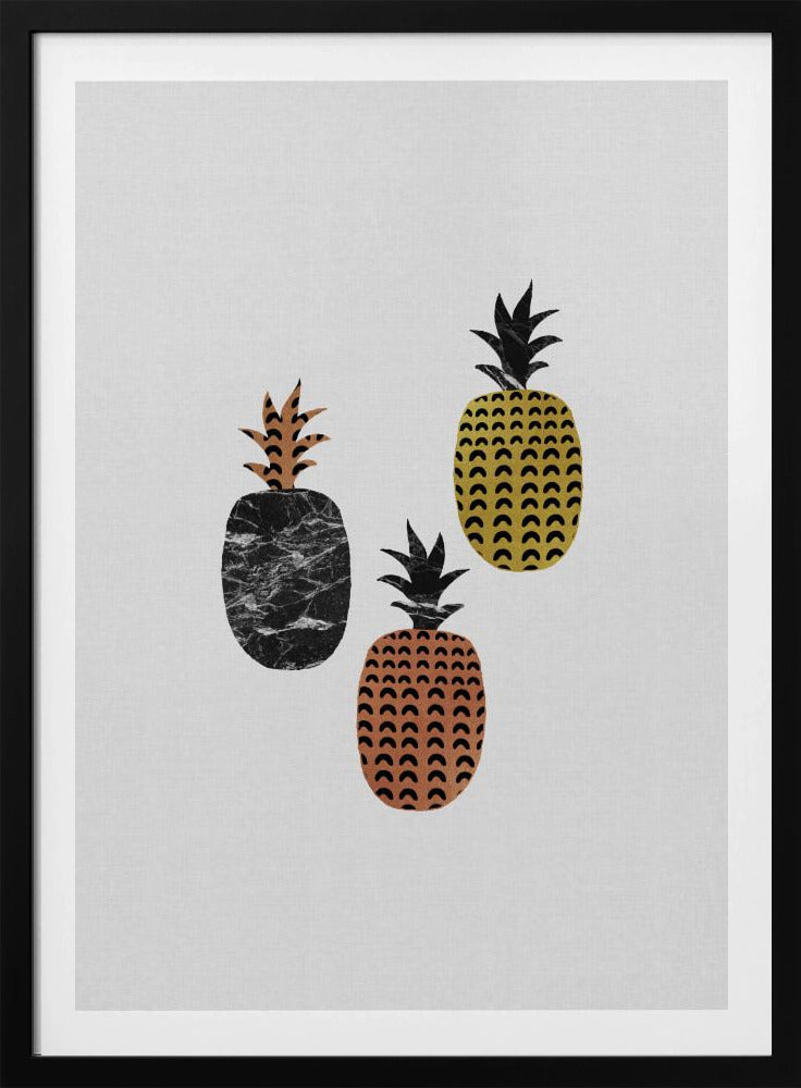 Skandinavische Ananas | Poster - Kunstdruck