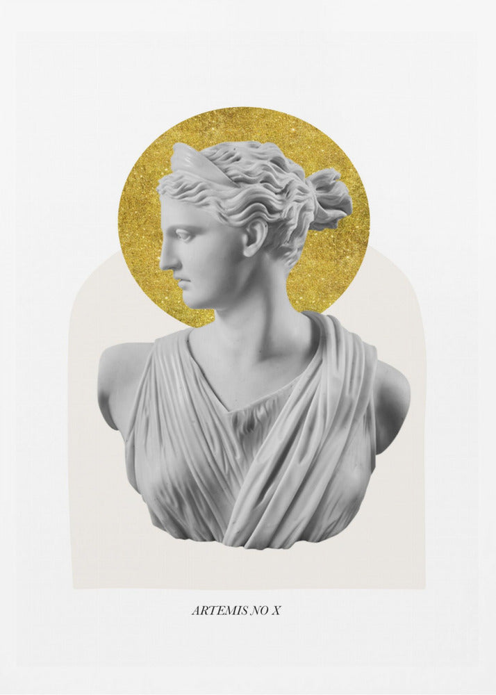 Gold Artemis Goddess | Poster