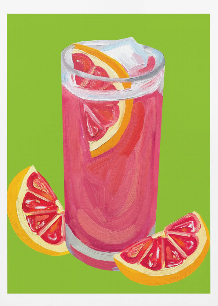 Grapefruit Paloma Pistachio | Poster