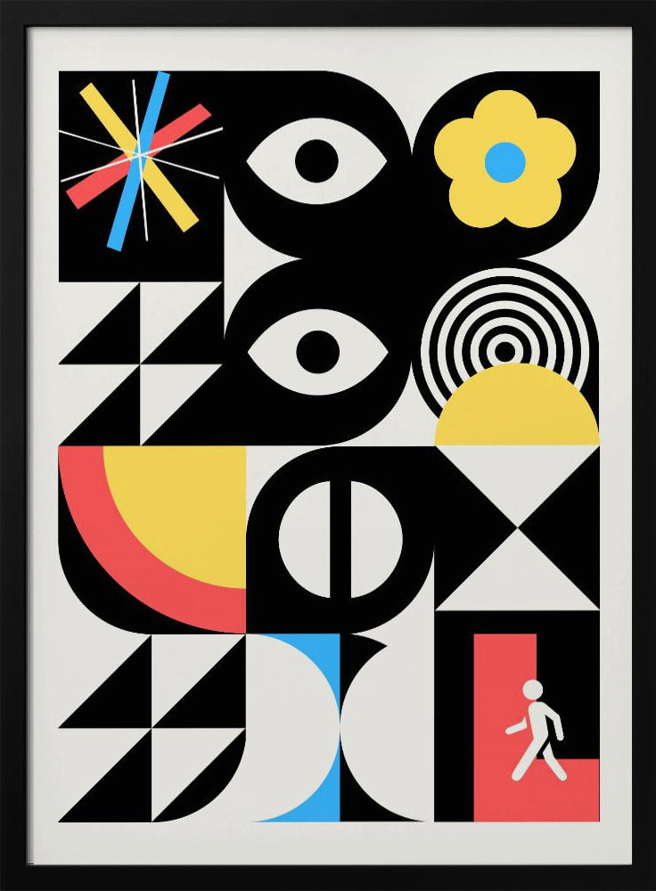 Maximalistisches geometrisches surreales Design | Poster