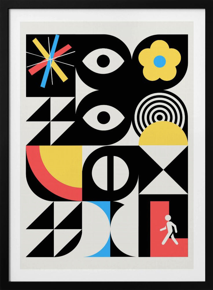 Maximalistisches geometrisches surreales Design | Poster