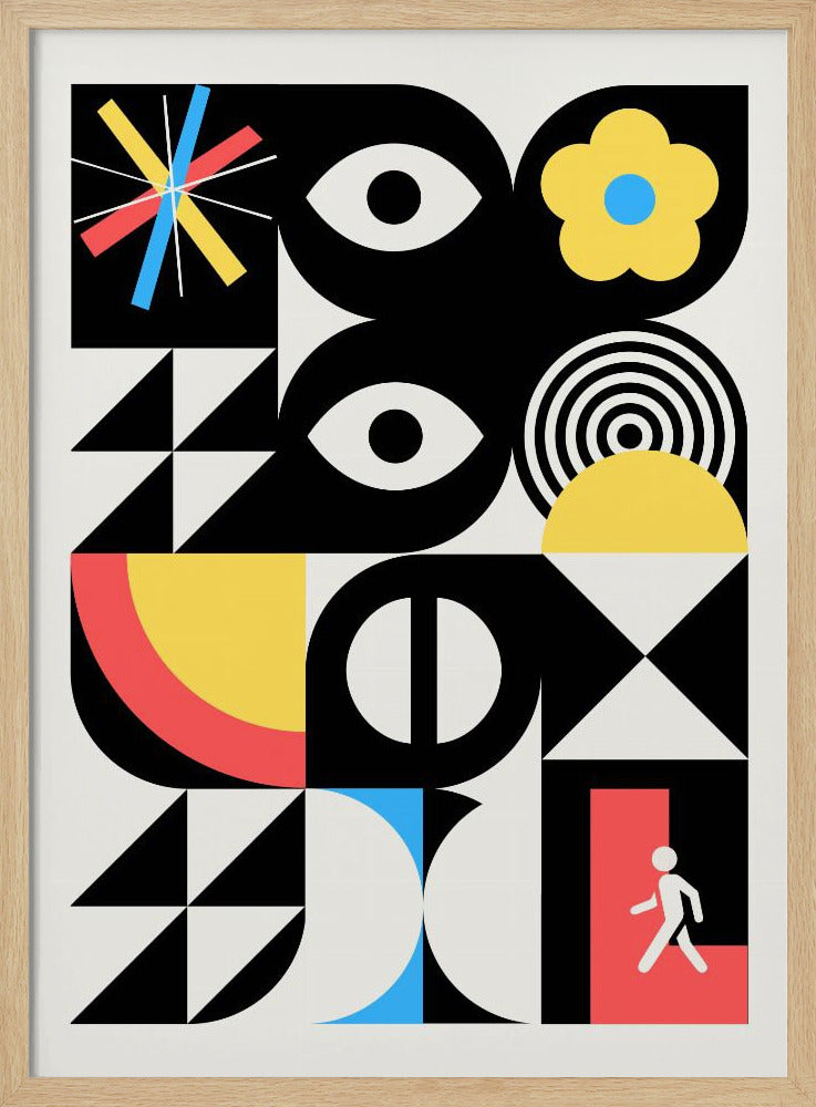 Maximalistisches geometrisches surreales Design | Poster