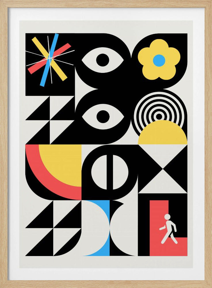Maximalistisches geometrisches surreales Design | Poster