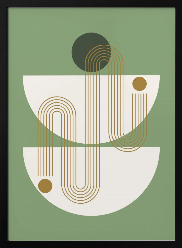 Minimalistiska linjer och geometriska former | Poster