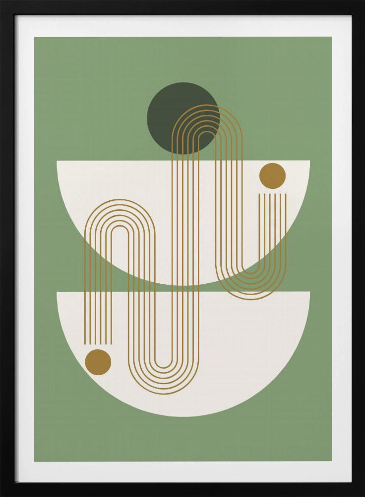 Minimalistiska linjer och geometriska former | Poster