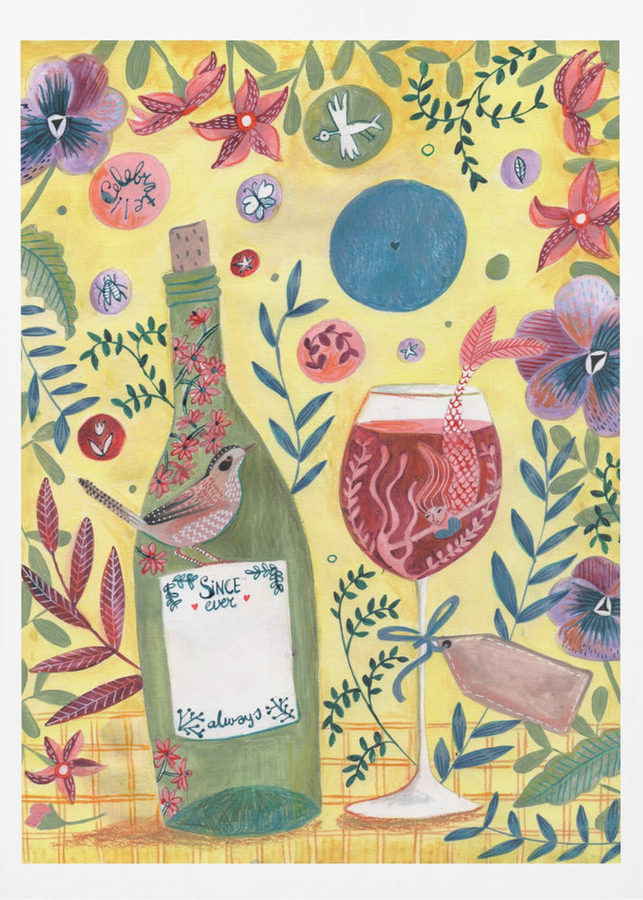 Mermaid Wine | Poster