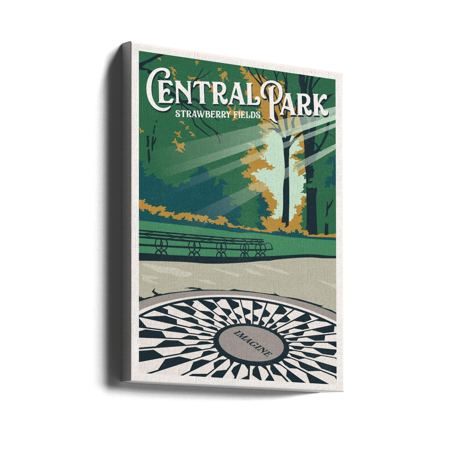 Central Park New York Travel Print | Canvas