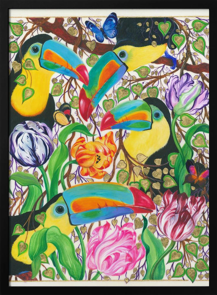 Colorful Toucans | Poster