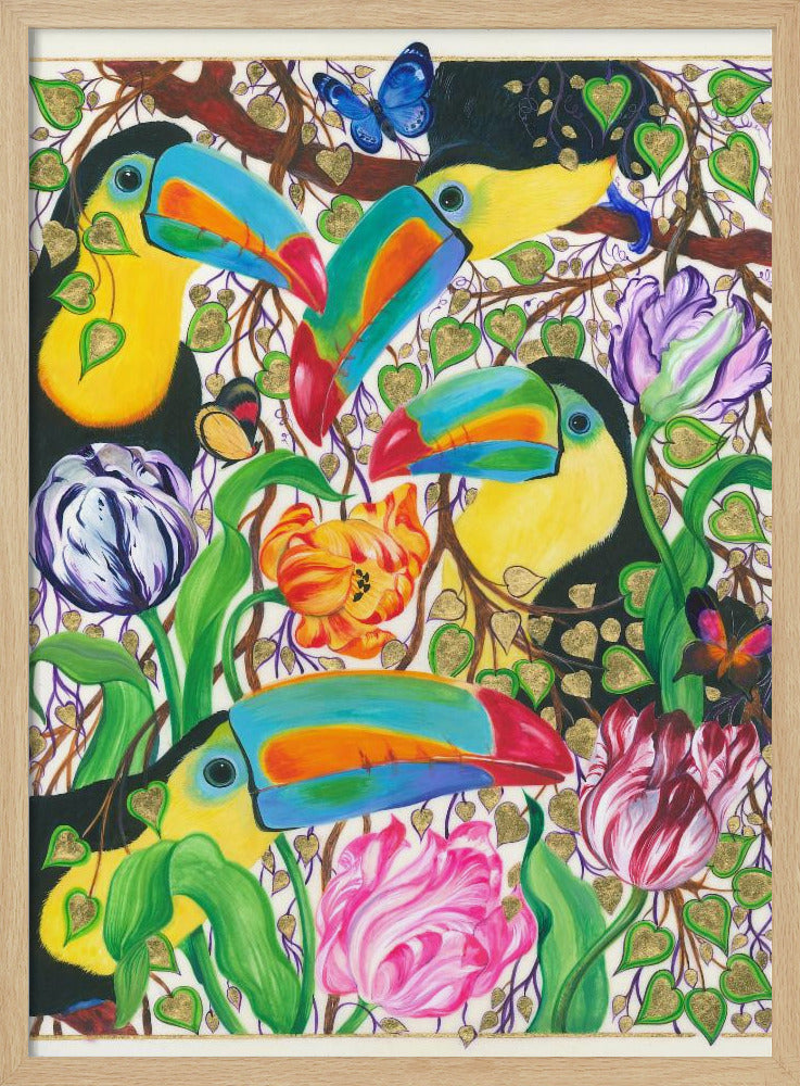 Colorful Toucans | Poster