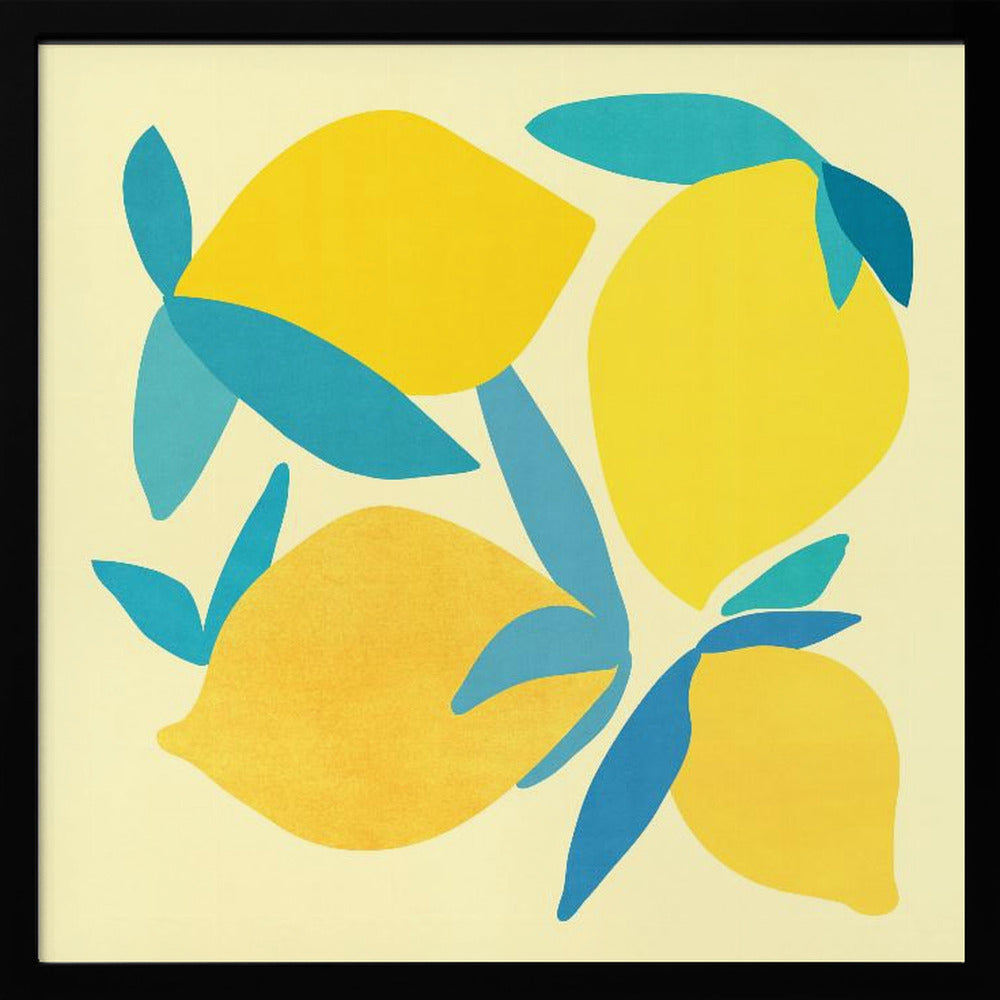 Lemon Shapes 2 | Poster