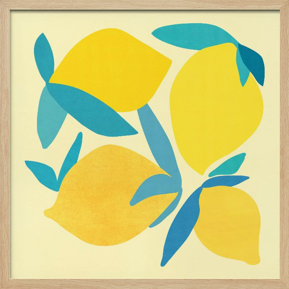 Lemon Shapes 2 | Poster