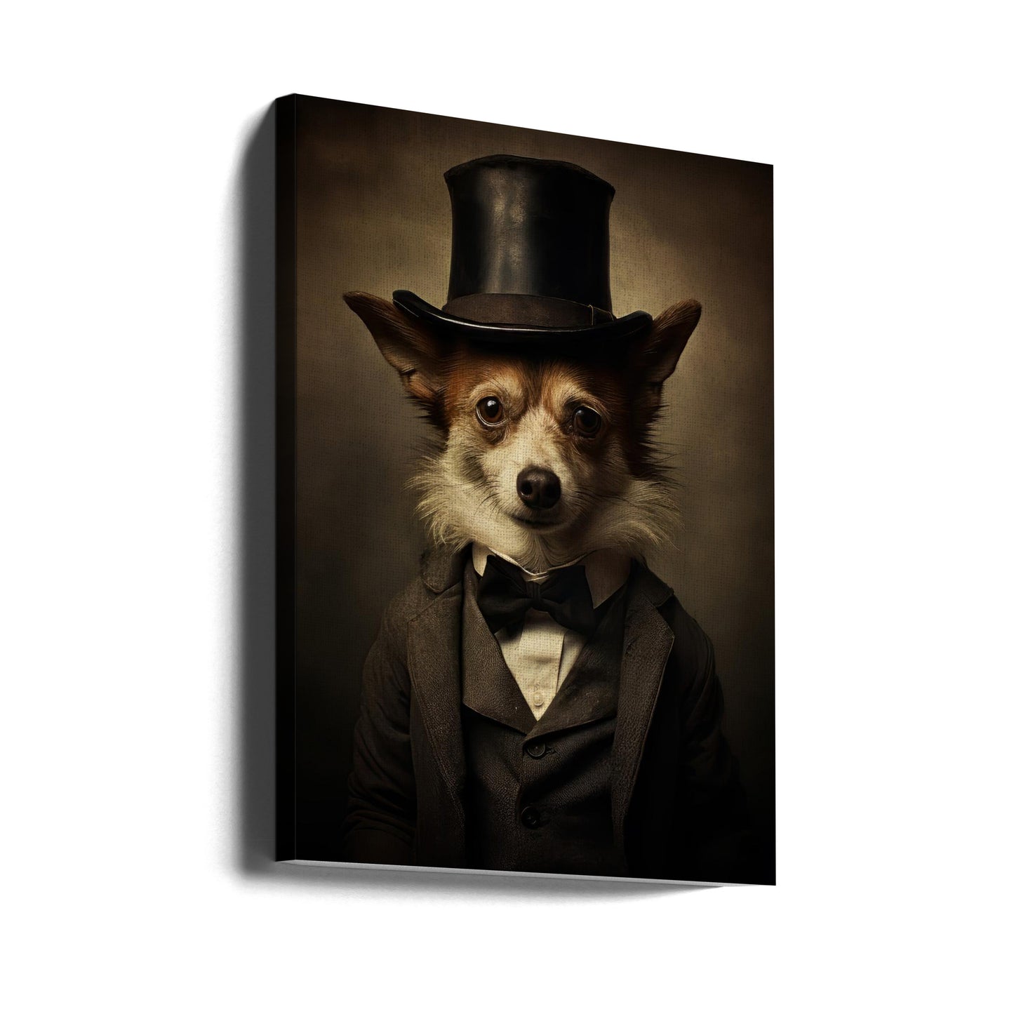 Dog in Suit | Canvas