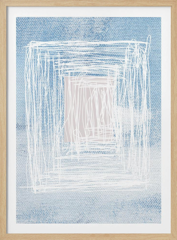 White Linear Patterns With Geometric Design | Poster