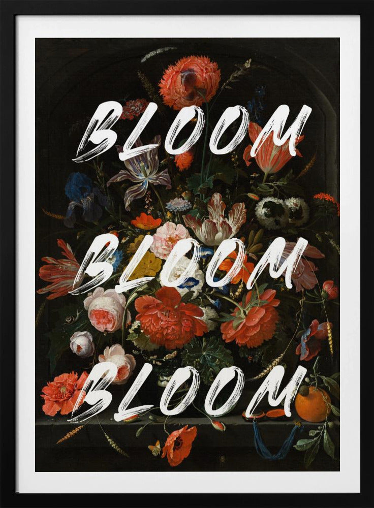 Vintage Blumen Poster
