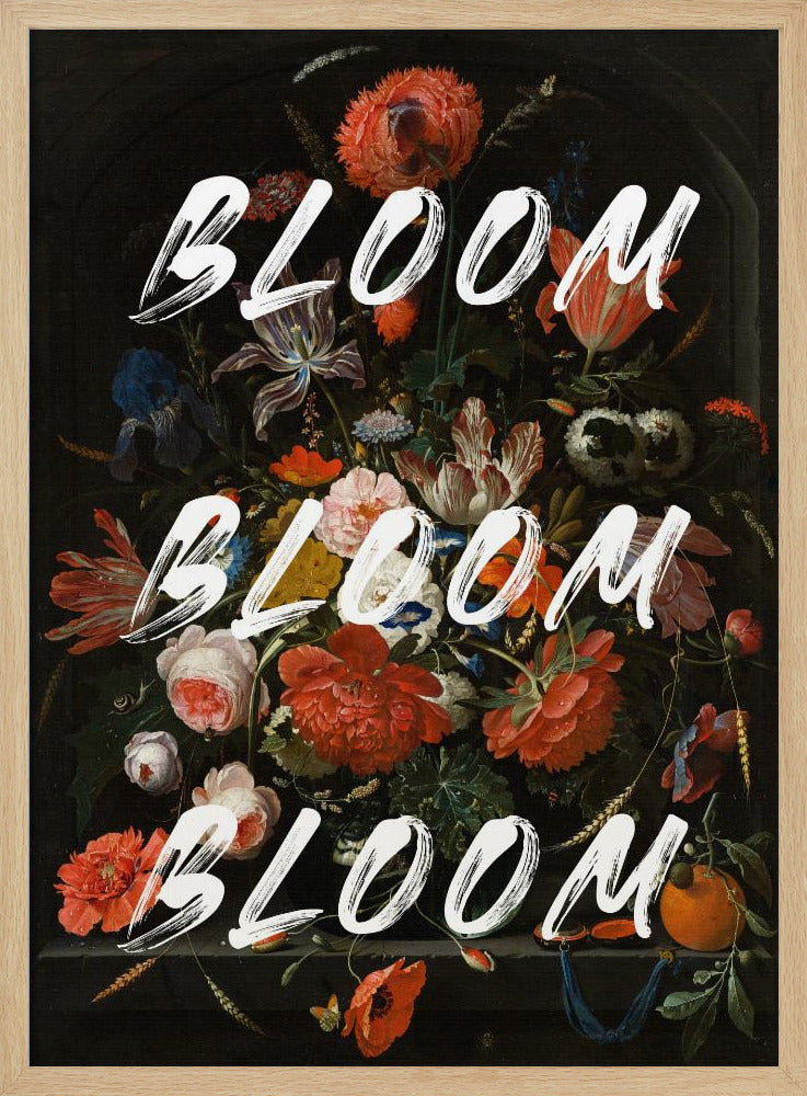 Vintage Blumen Poster