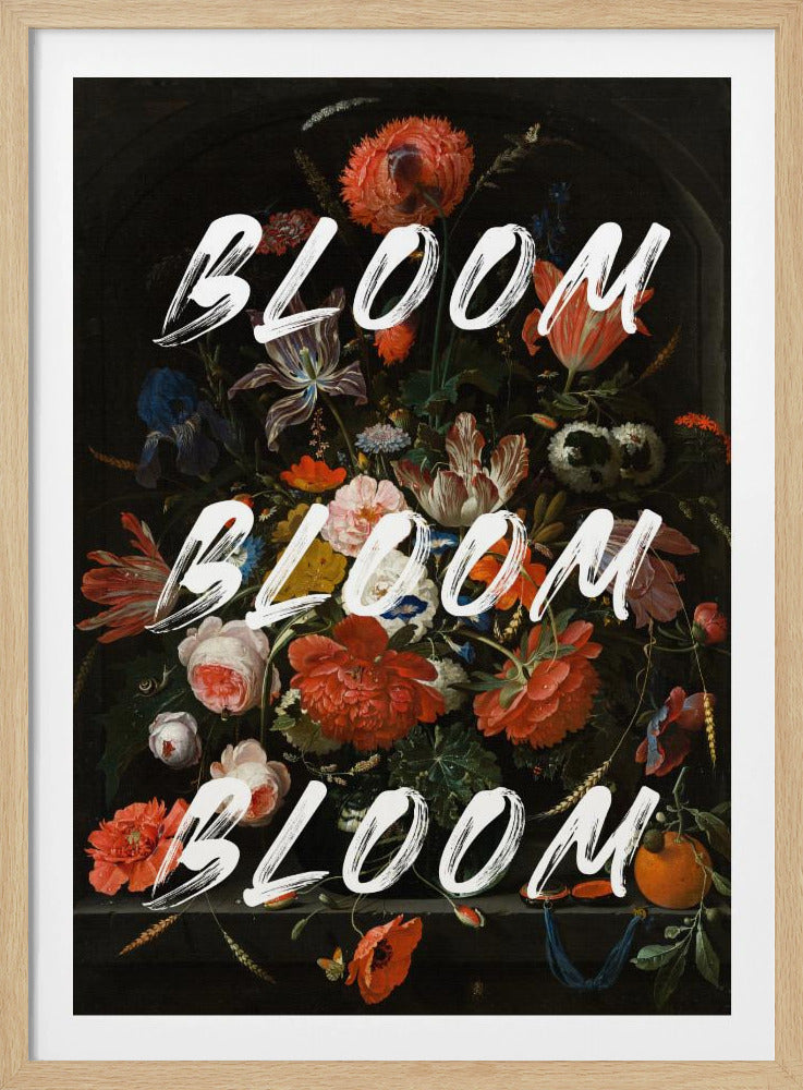 Vintage Blumen Poster