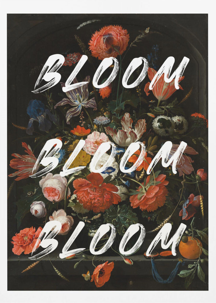 Vintage Blumen Poster
