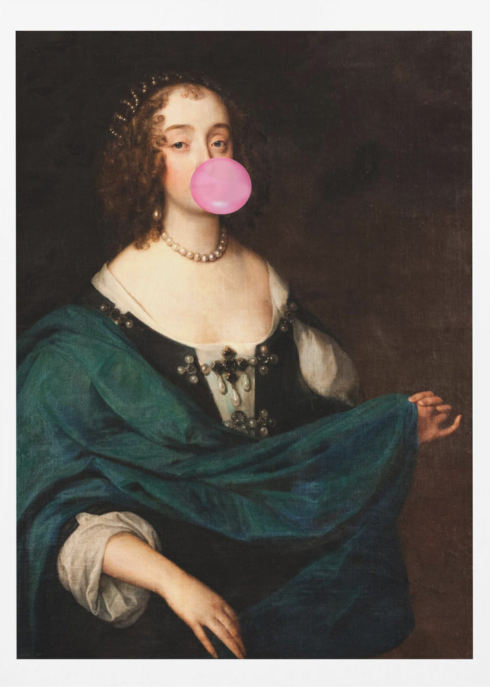 Renaissance Bubble Gum / Altered Art | Poster