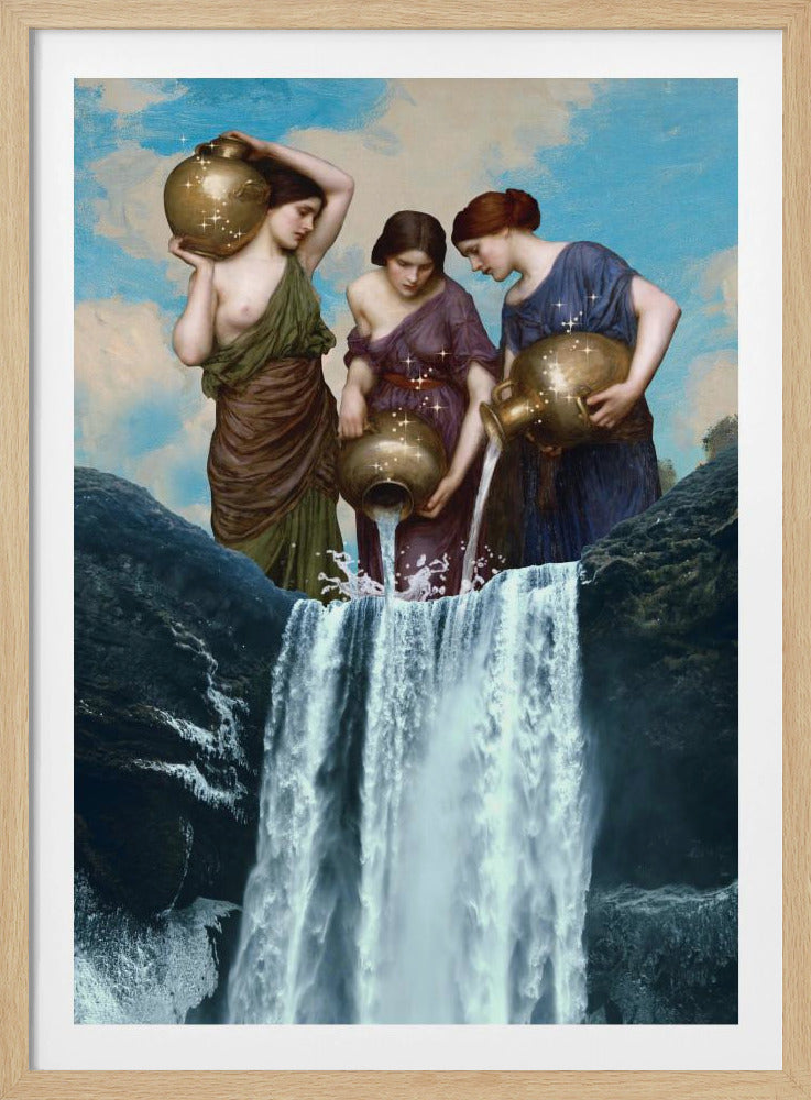 Magischer Wasserfall | Poster - Kunstdruck