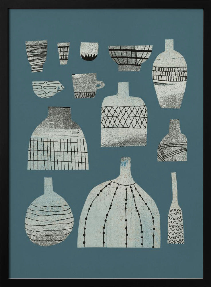 Keramik und Muster | Poster