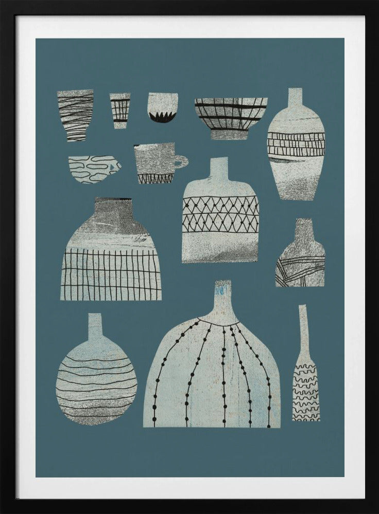 Keramik und Muster | Poster