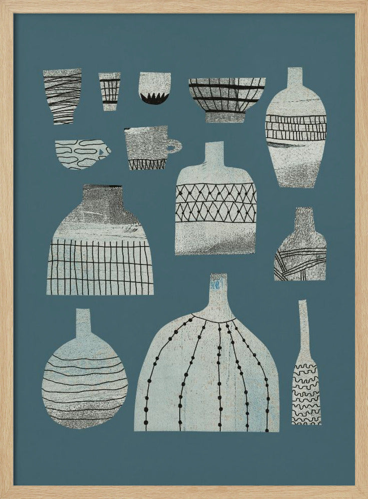 Keramik und Muster | Poster