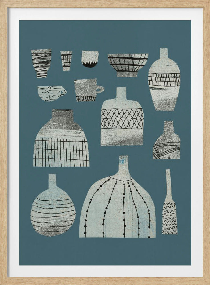 Keramik und Muster | Poster
