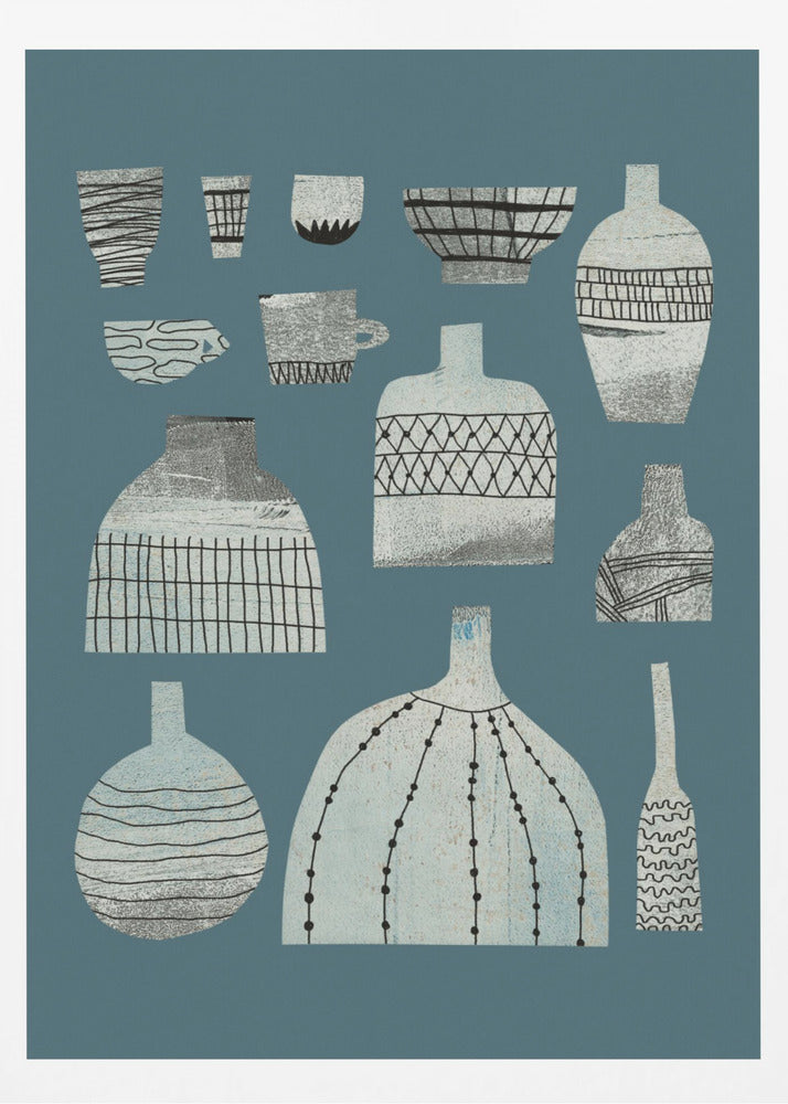 Keramik und Muster | Poster