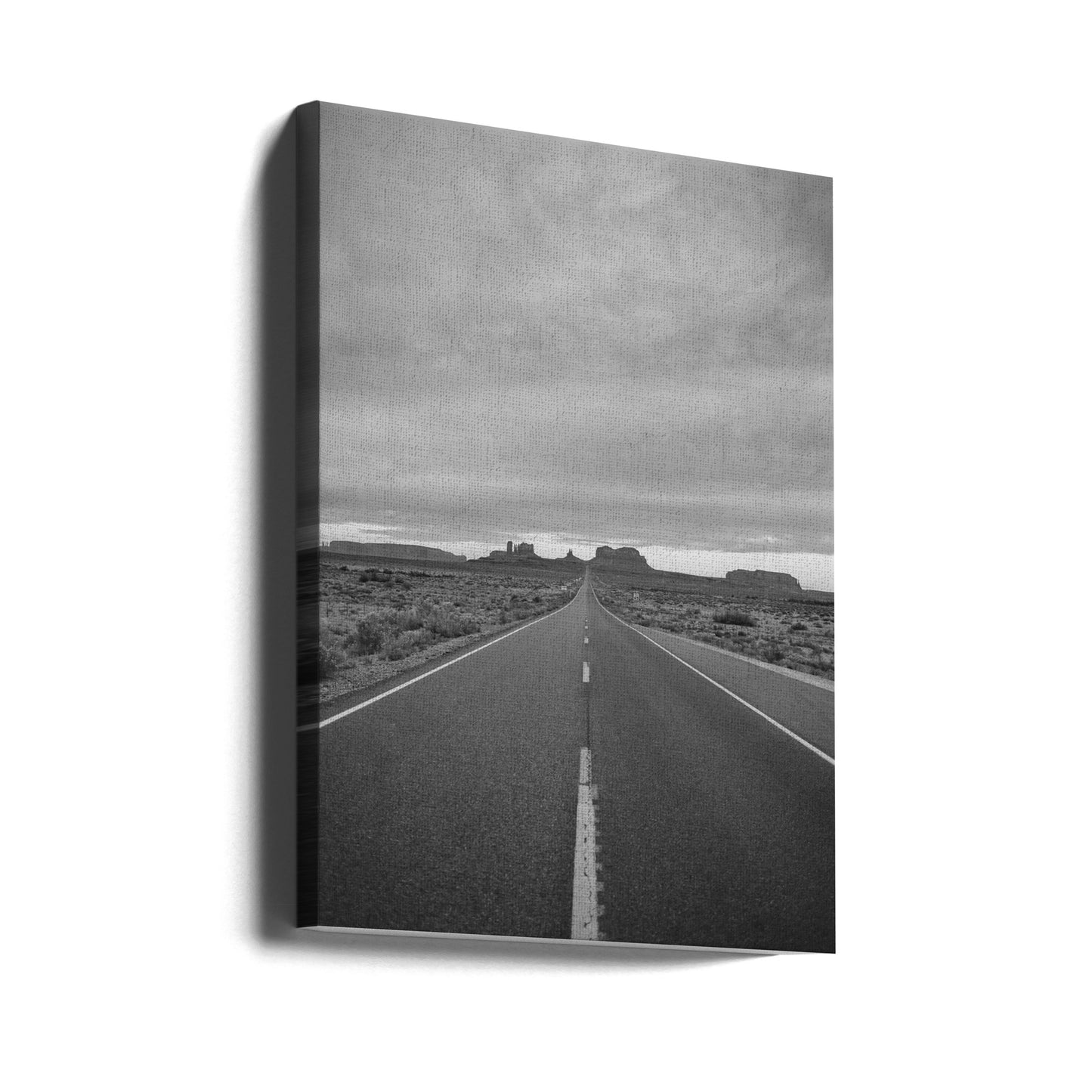 Monochromes Monument Valley II | Leinwand-Bilder