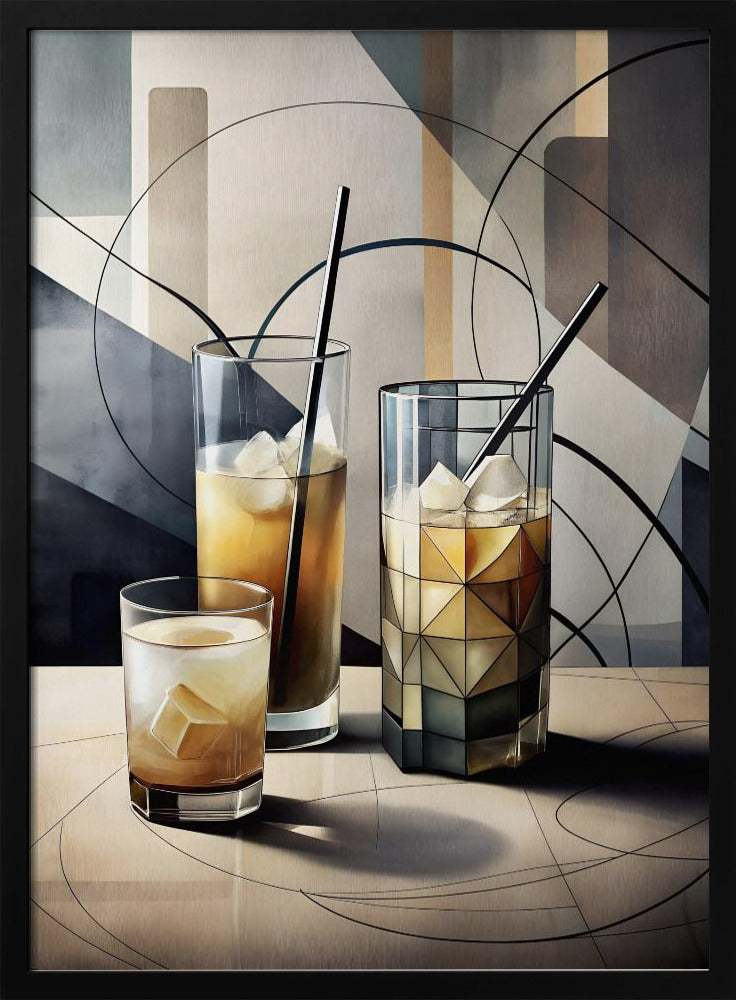 Cubist Cocktails | Poster