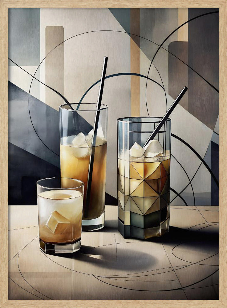 Cubist Cocktails | Poster