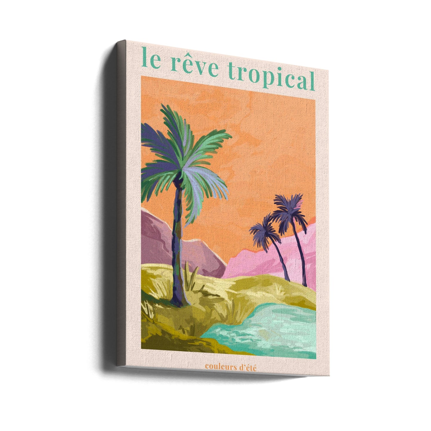 Le Rêve Tropical - Palmtrees | Canvas