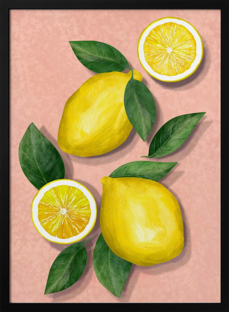 Citroner | Plakater - Kunsttryk