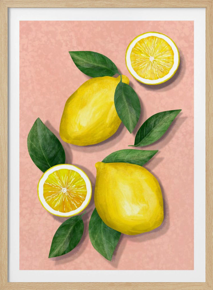 Citroner | Plakater - Kunsttryk