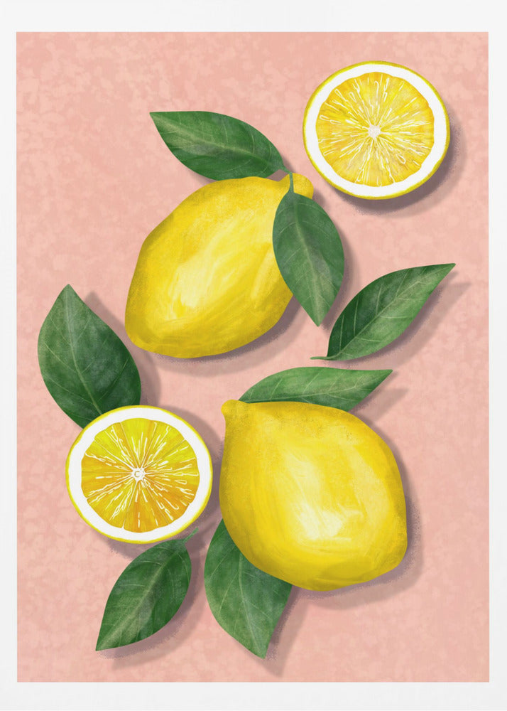 Citroner | Plakater - Kunsttryk