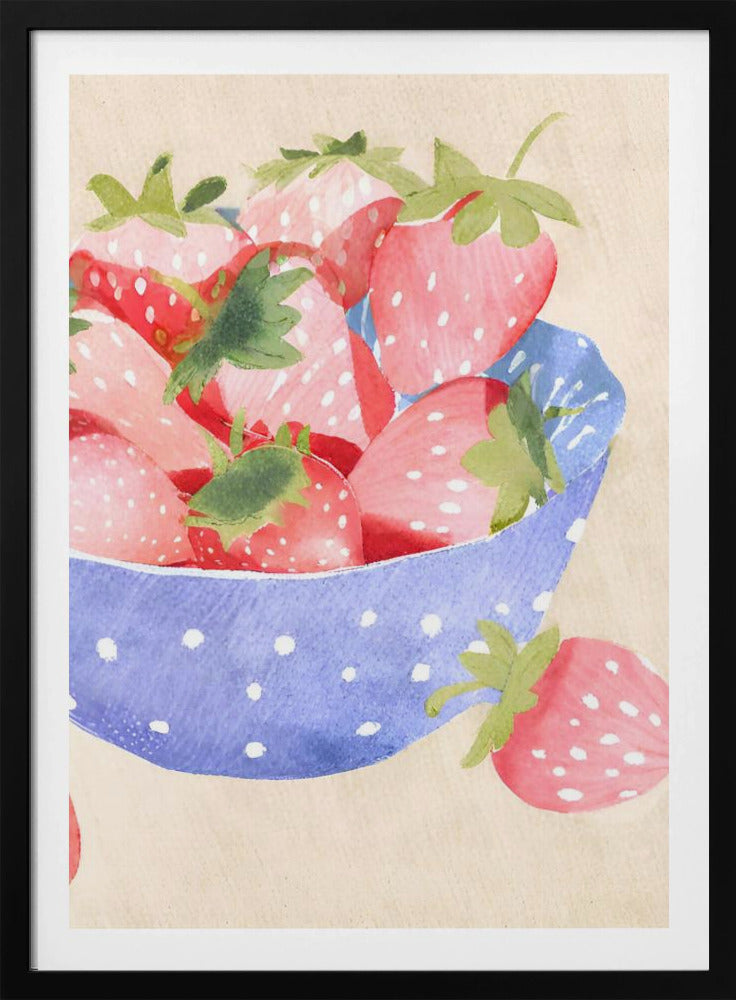 Erdbeeren in Schale | Poster