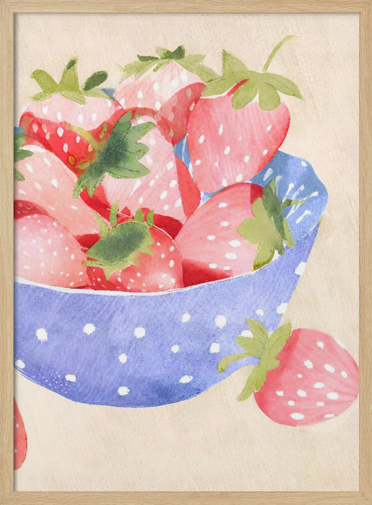 Erdbeeren in Schale | Poster