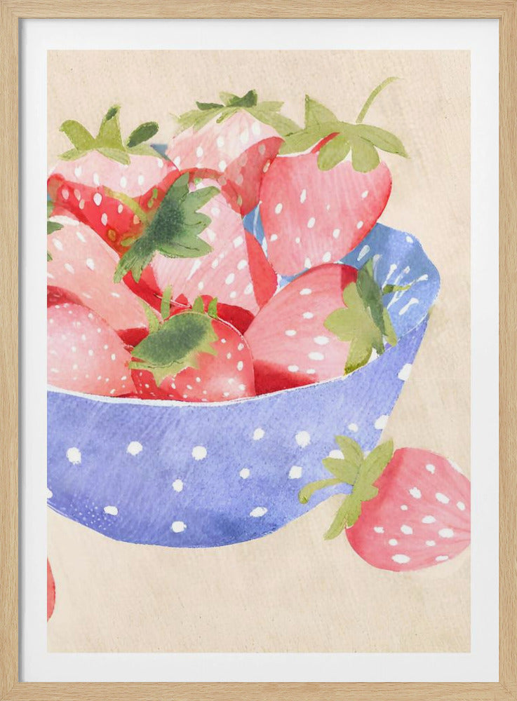 Erdbeeren in Schale | Poster