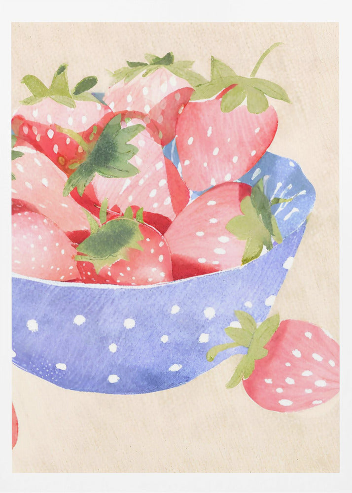 Erdbeeren in Schale | Poster