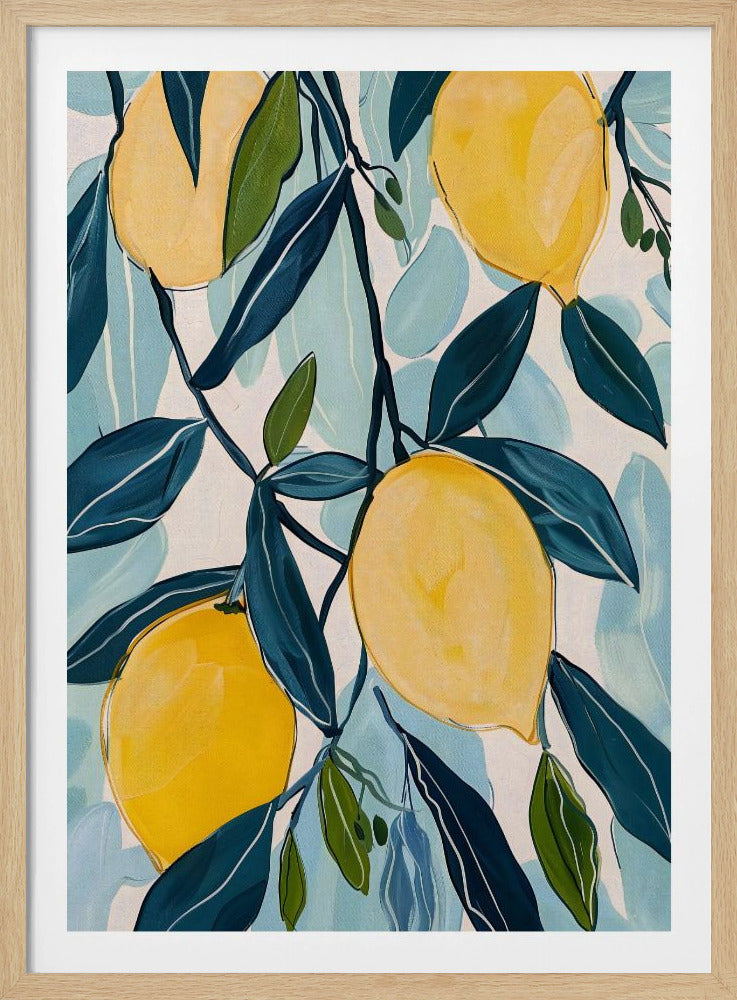 Zitronenbaum | Poster - Kunstdruck