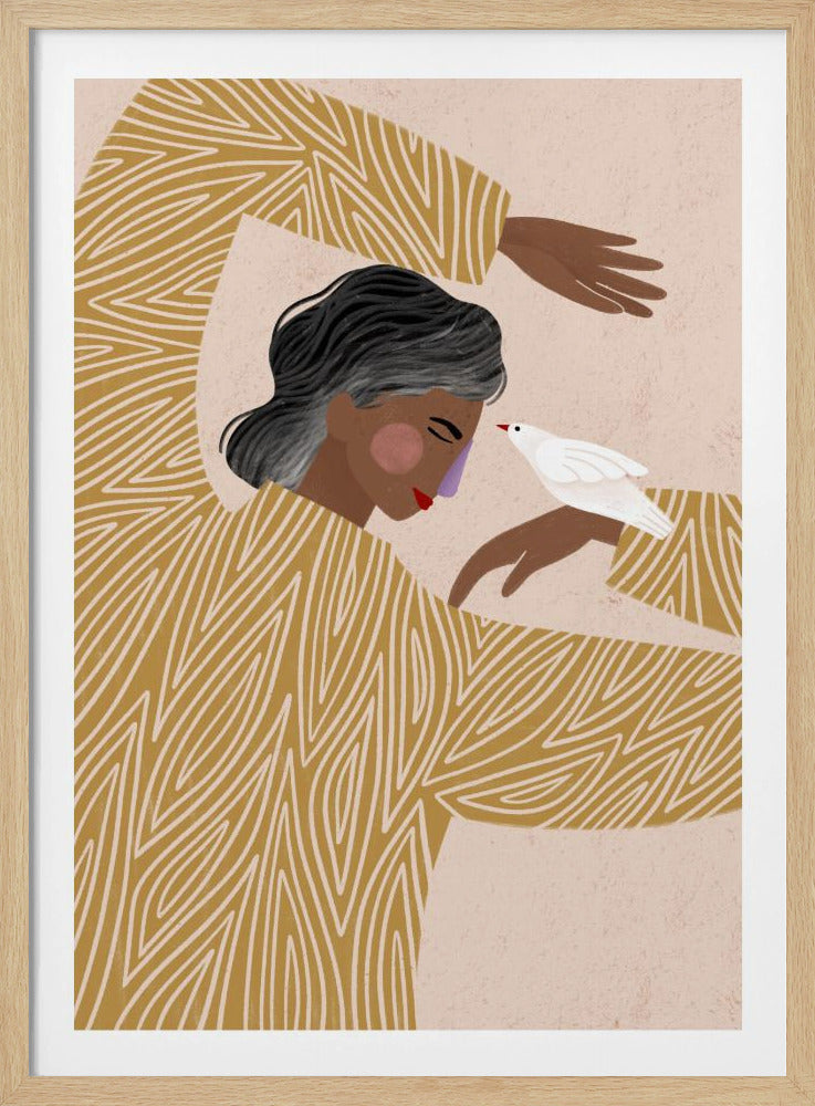 The Woman With a Bird | Poster