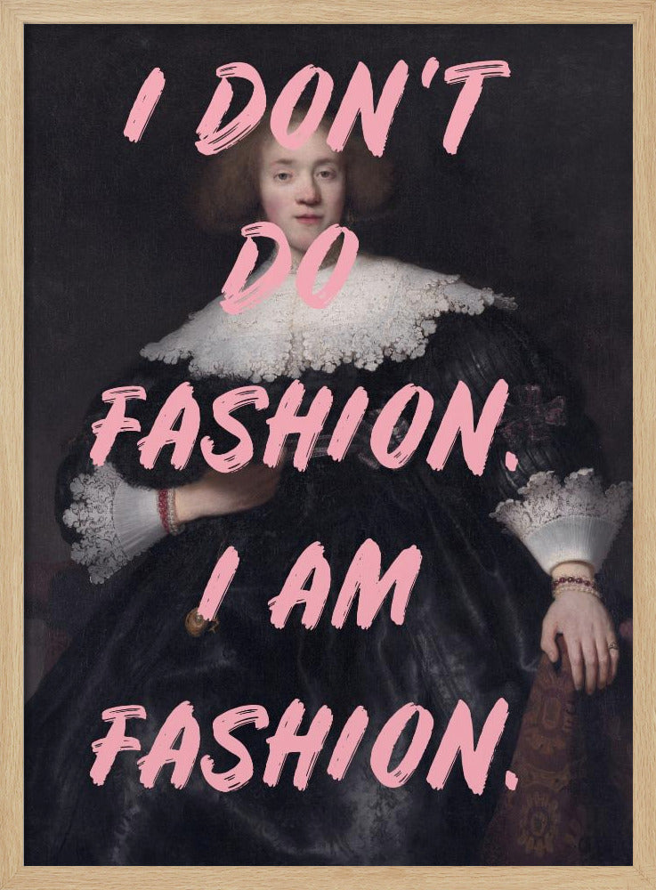Iamfashionii Ratioiso | Poster