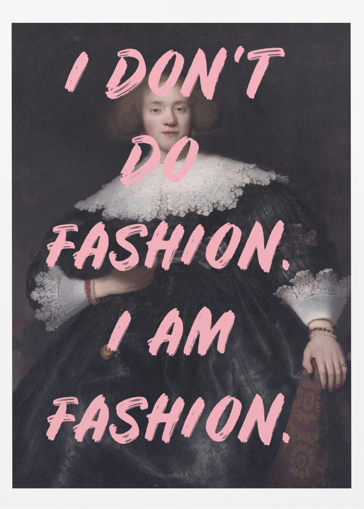 Iamfashionii Ratioiso | Poster