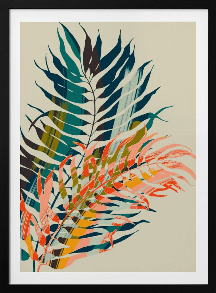 Colorful Palm Leaves | Poster