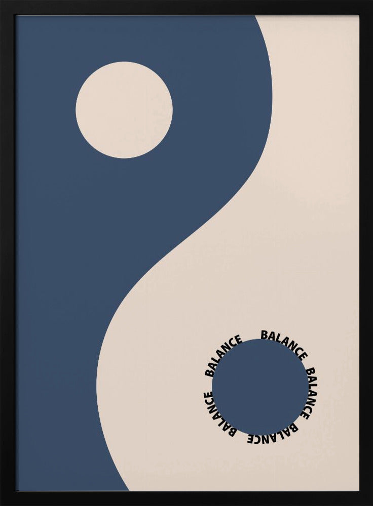 Balance Blue | Poster